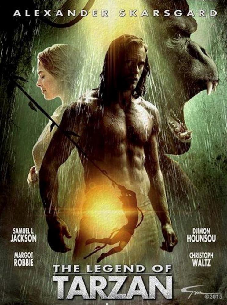 پوستر فیلم «افسانه تارزان»(the legend of tarzan) ساخته دیوید یتس